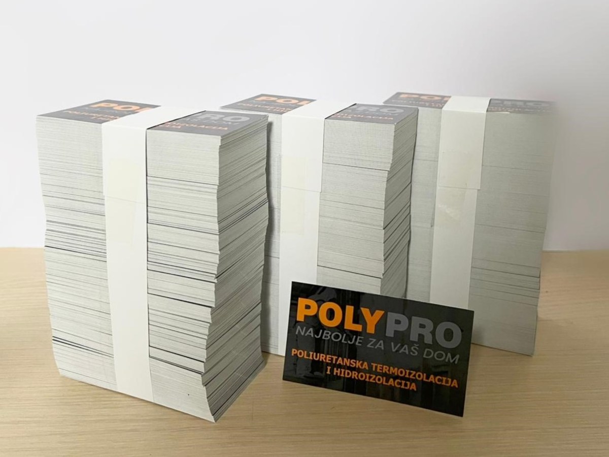 Vizit karte 1000 komada sa laminacijom