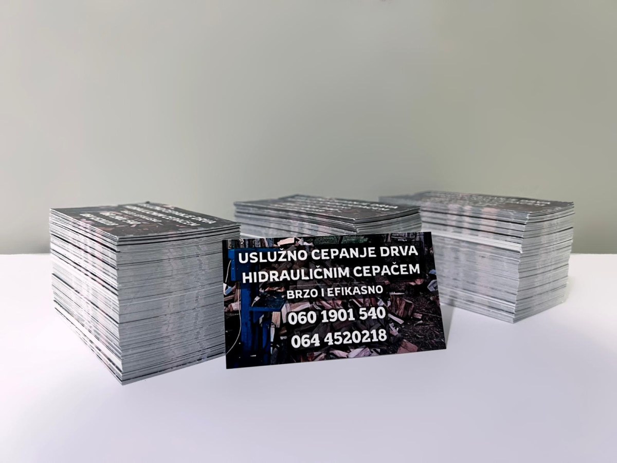 Vizit karte 500 komada obostrane